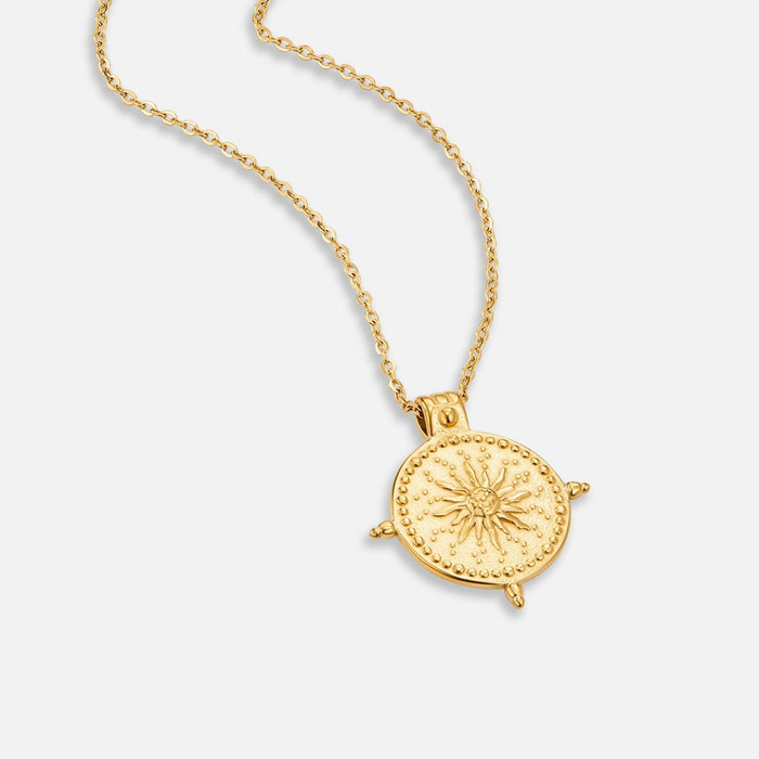 Anna | Gold-Plated Geometric Chain with Structure