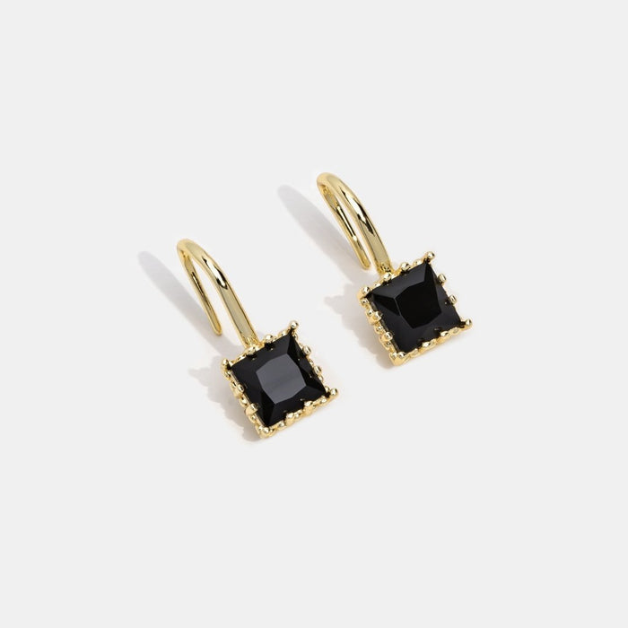 Annemarie | Silver Earrings with Delicate Drop