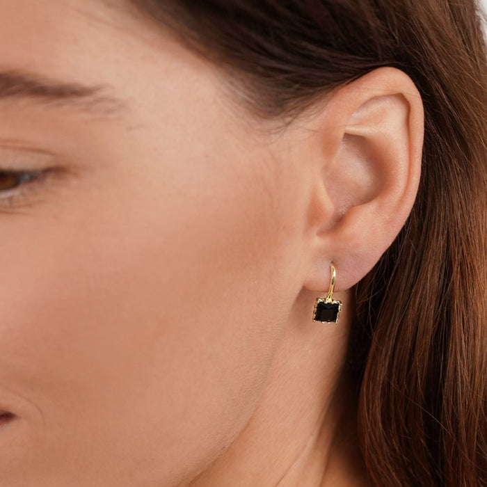 Annemarie | Silver Earrings with Delicate Drop