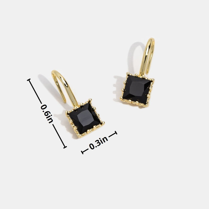 Annemarie | Silver Earrings with Delicate Drop