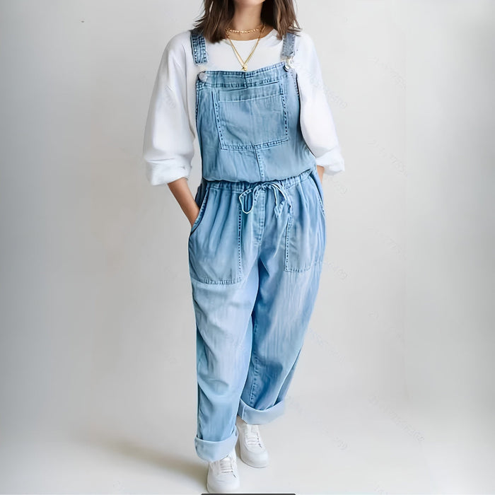 Anni - Relaxed Denim Jumpsuit