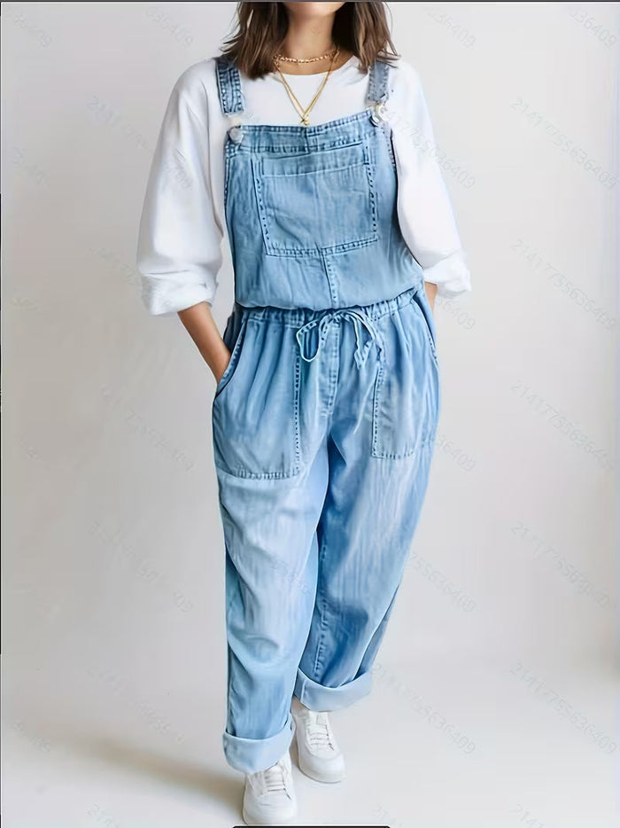 Anni - Relaxed Denim Jumpsuit