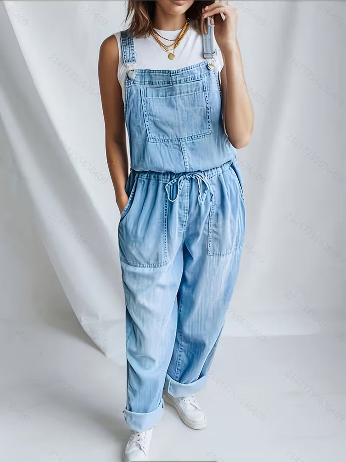 Anni - Relaxed Denim Jumpsuit
