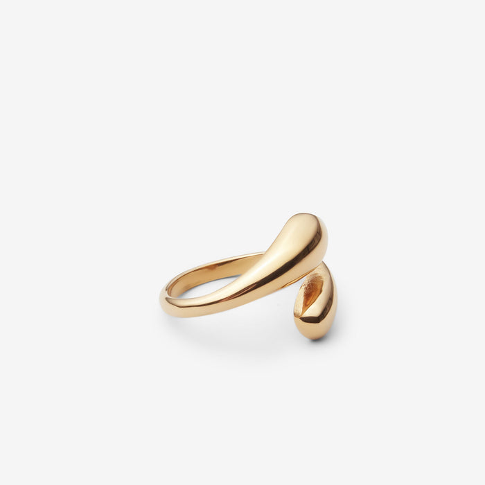Ansa | Gold-Plated Hug Ring