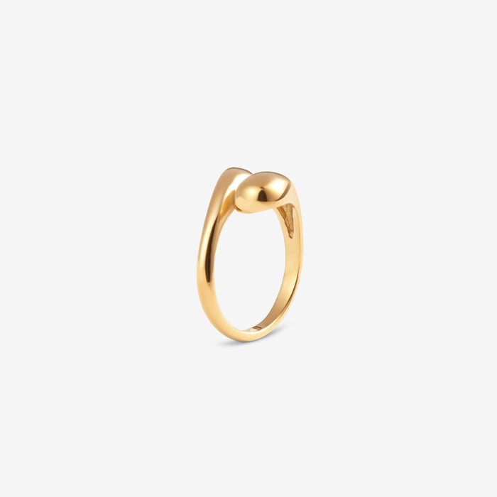 Ansa | Gold-Plated Hug Ring