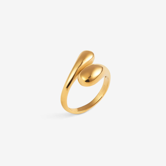 Ansa | Gold-Plated Hug Ring