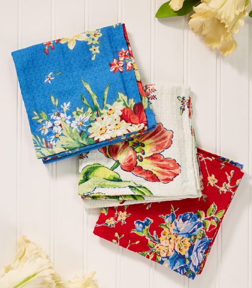 April Cornell | Summer Patchwork Tea Towels Bundle