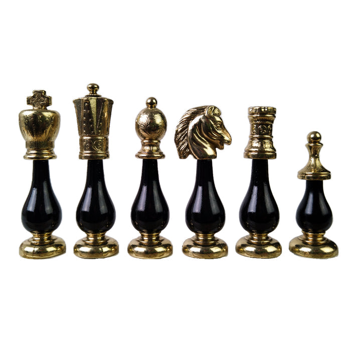 ARABESQUE | Solid Metal & Wood | Black & White | 105mm | 142BN