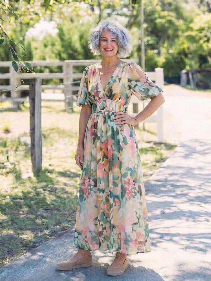 Audrey | Midi Mini Dress-sleeve and Waist Ruched