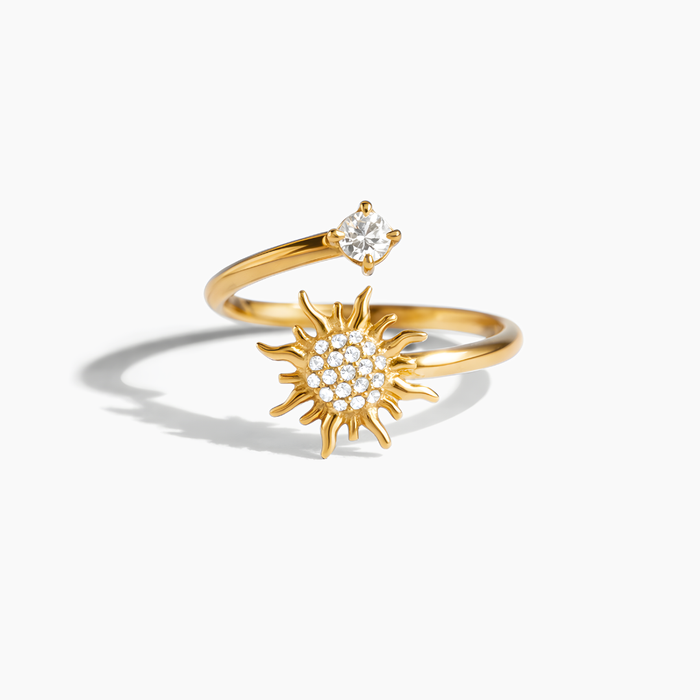 Aurora | Gold-Plated Radiant Ring