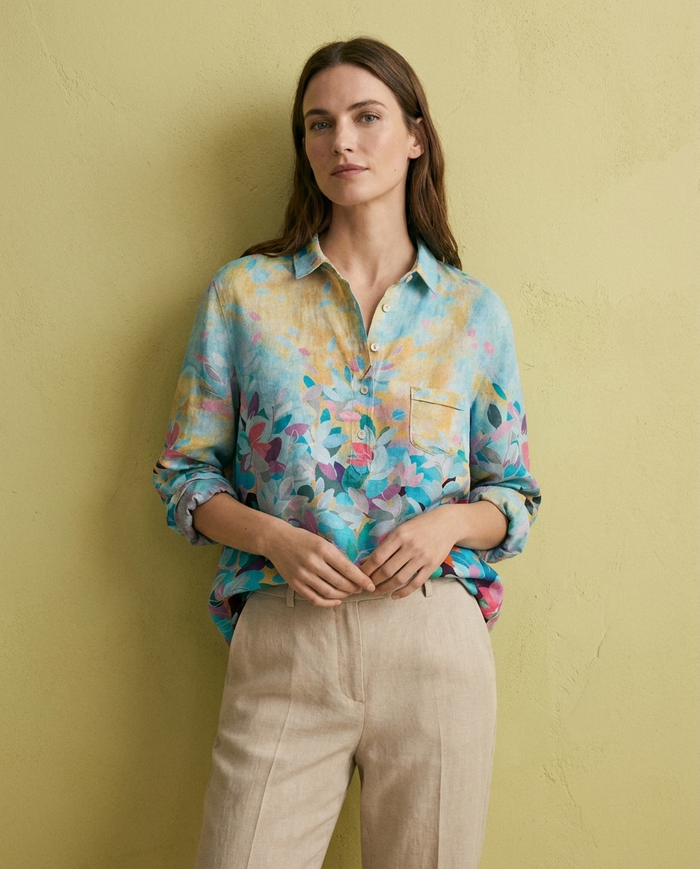 Aurore | Linen Elegant Summer Blouse