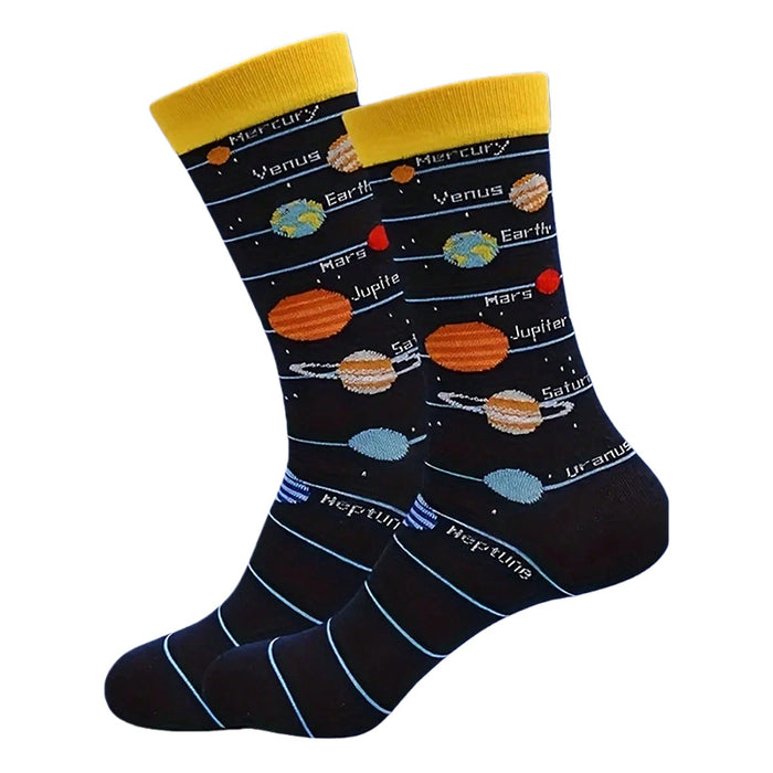 Avaruus | Planet & Spaceship Socks