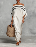 Aveline | Shoulders Open Sleeve Batwing Maxi Dress
