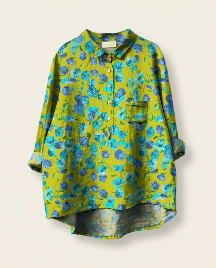 Axelle | Linen Elegant Summer Blouse
