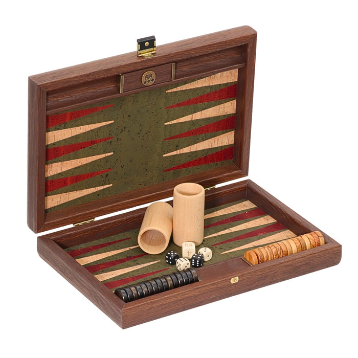 Backgammon | Green Natural Cork | 30cm | BFF3GRE