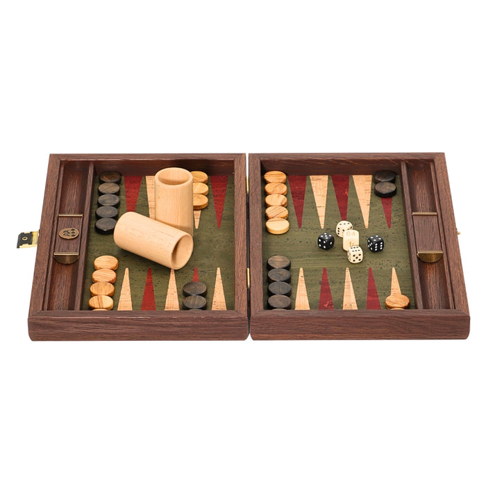 Backgammon | Green Natural Cork | 30cm | BFF3GRE