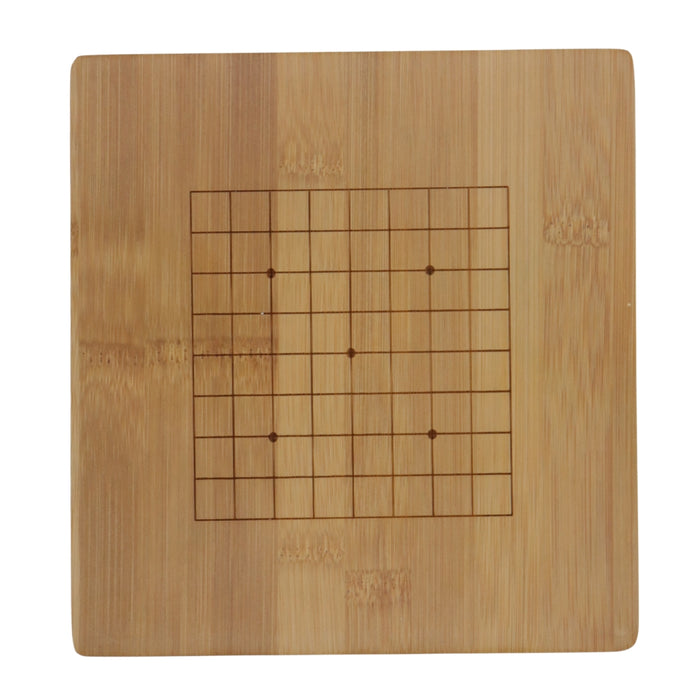 BAMBOO GO MINI SET | Board 13 x 13 Grid | 18 x 19 cm | 2 Bowls with Stones