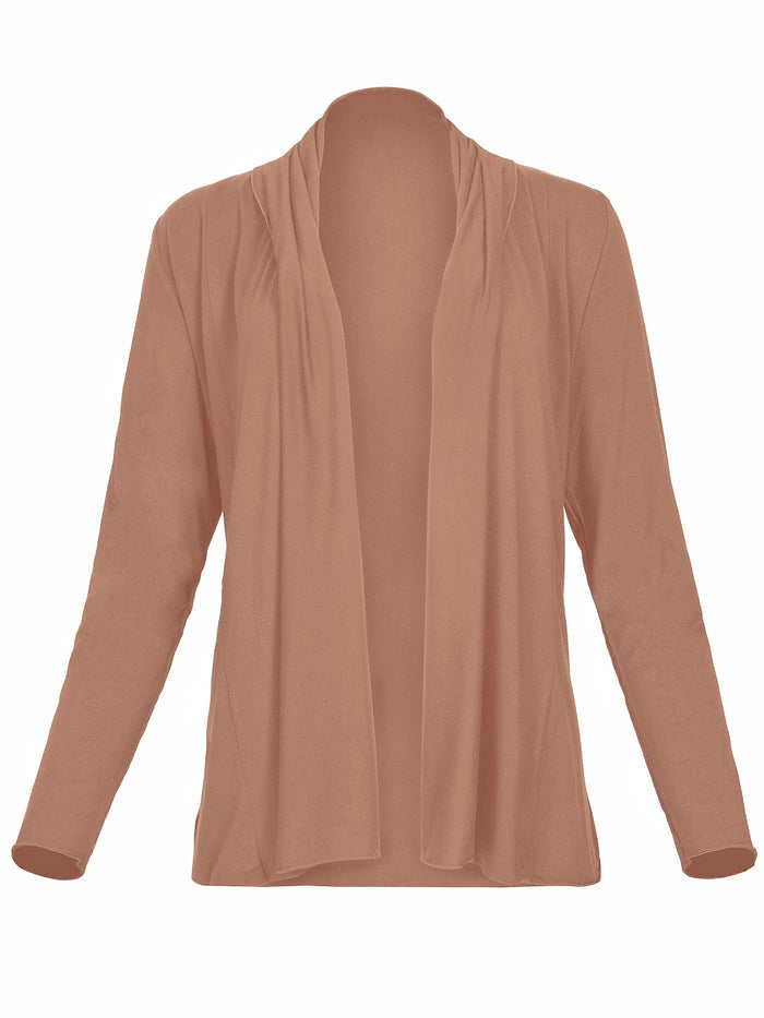 Bamboo Mid Cardi - Toffee