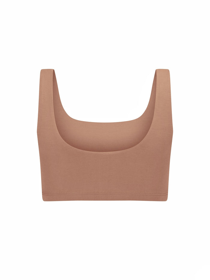 Bamboo Reversible Bra - Toffee
