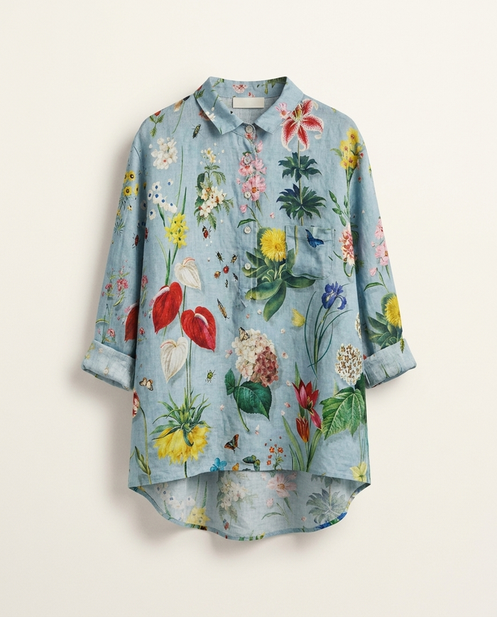 Beatrice | Linen Elegant Summer Blouse