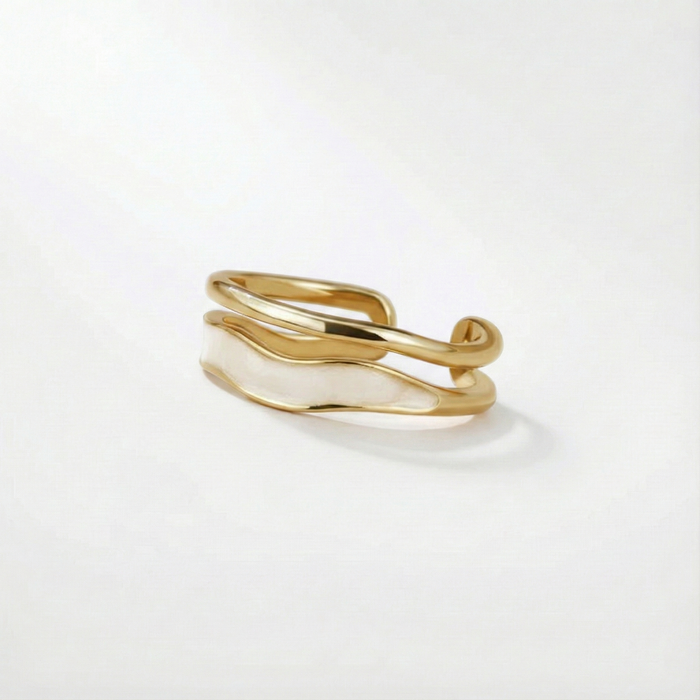 Beatrix | Gold-Plated Simple Silhouette Ring