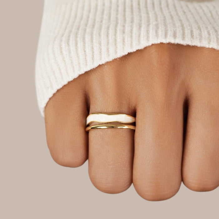 Beatrix | Gold-Plated Simple Silhouette Ring
