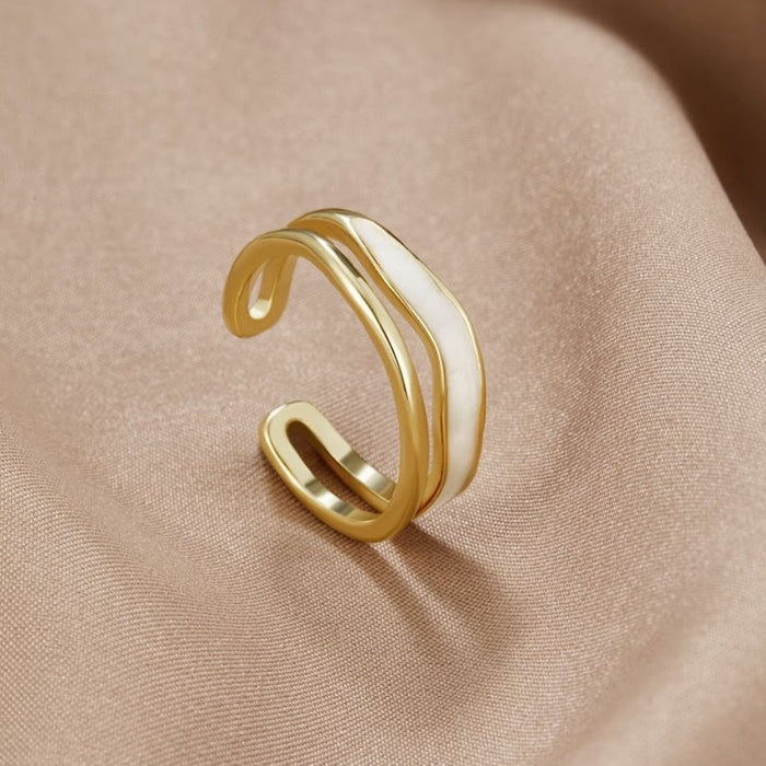 Beatrix | Gold-Plated Simple Silhouette Ring
