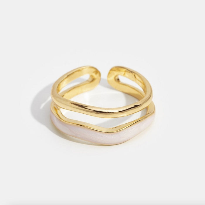 Beatrix | Gold-Plated Simple Silhouette Ring