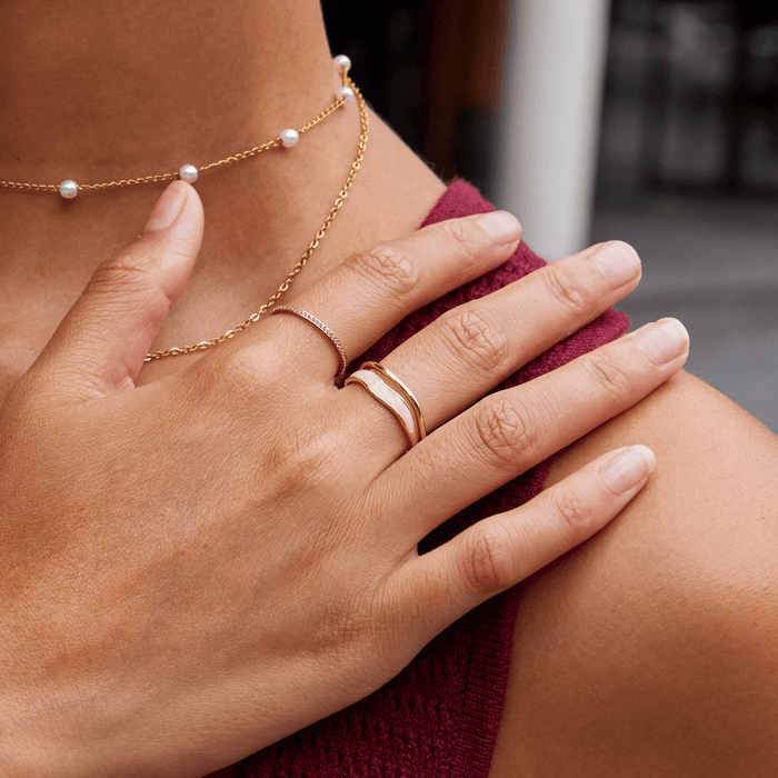 Beatrix | Gold-Plated Simple Silhouette Ring
