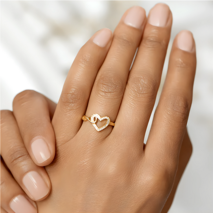Beatriz | Gold-Plated Love Ring