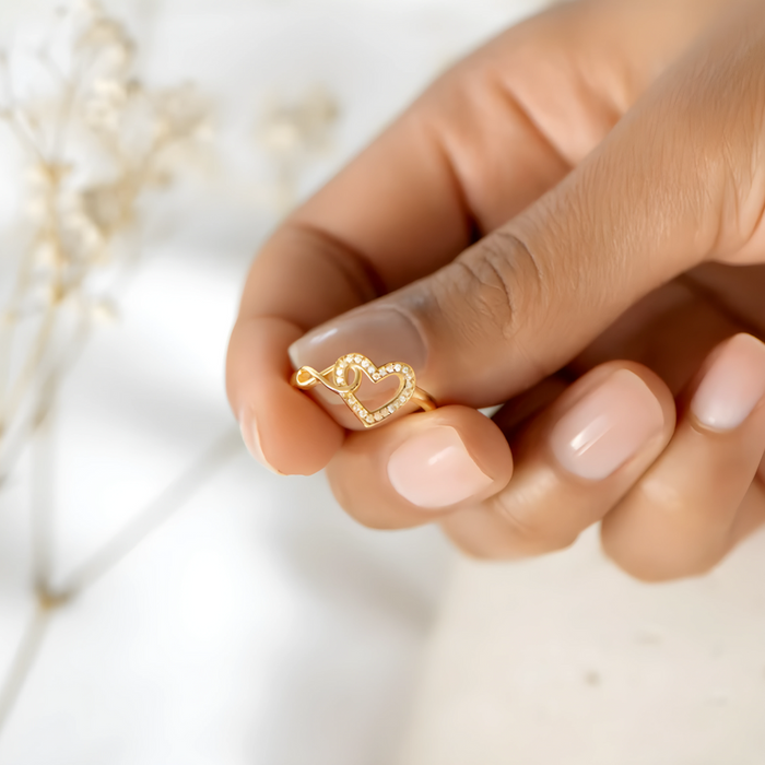 Beatriz | Gold-Plated Love Ring