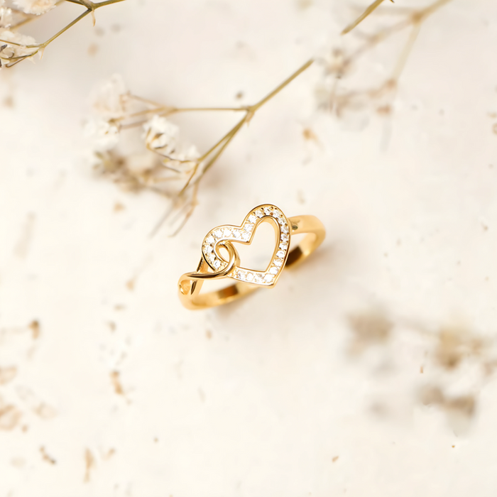 Beatriz | Gold-Plated Love Ring