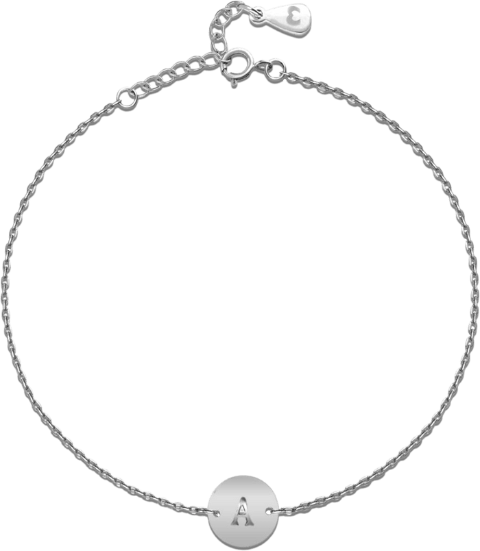 Beatriz | Silver Bracelet with Initial