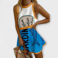 Beatriz | Toque Marino Mini Dress