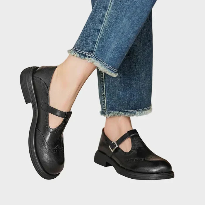 Belen | Shoe Mary Jane Leather with Buckle