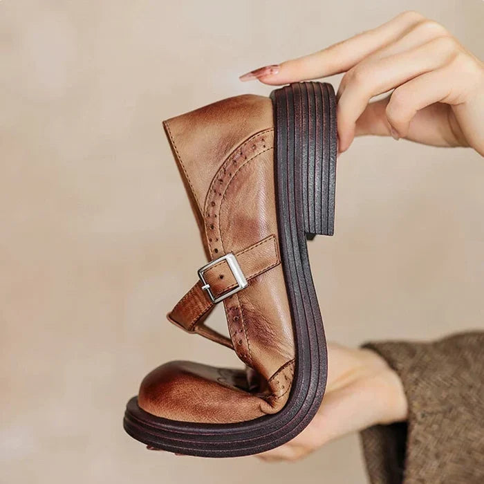Belen | Shoe Mary Jane Leather with Buckle