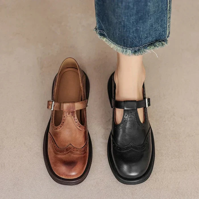 Belen | Shoe Mary Jane Leather with Buckle