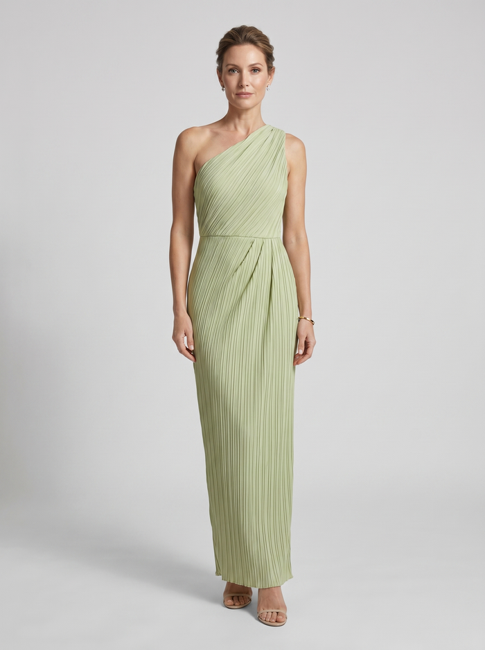 Benita | Pleated Maxi Dress
