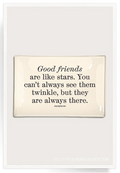 Ben's Garden | Friends Are Starts That Light Decoupage, Glass Tray