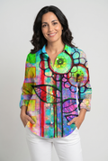 Bernadete | Blouse Floral Artistic