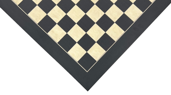 BLACK STAINED POPLAR & BIRD’S EYE MAPLE | Deluxe | 50mm Squares