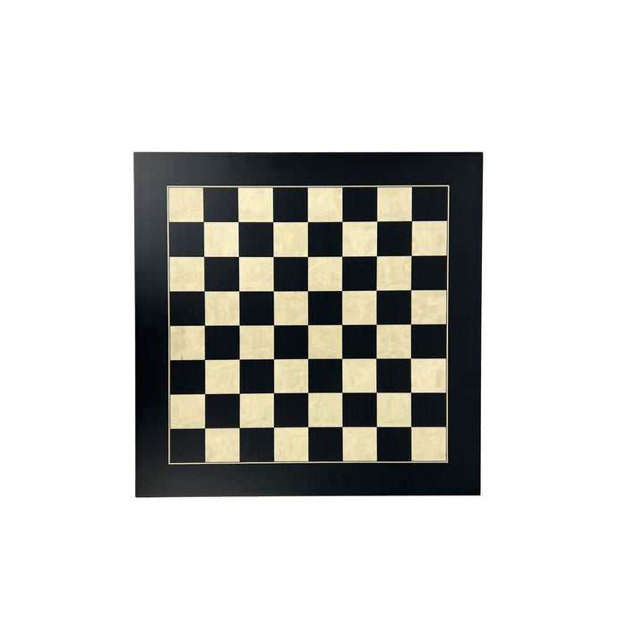 BLACK STAINED POPLAR & BIRD’S EYE MAPLE | Deluxe | 50mm Squares