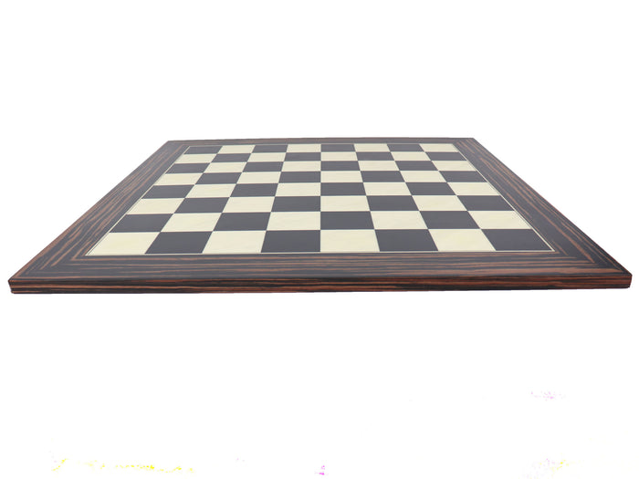 BLACK STAINED POPLAR & WHITE ERABLE with Ebony Border | Deluxe | 60mm Squares