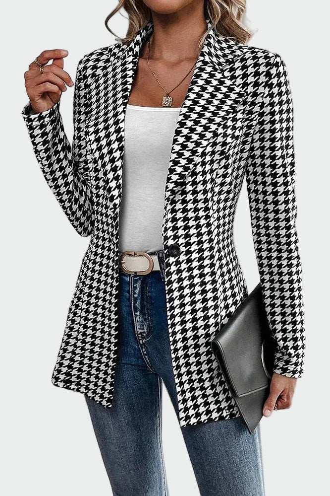 Blazer Check Line Elegant