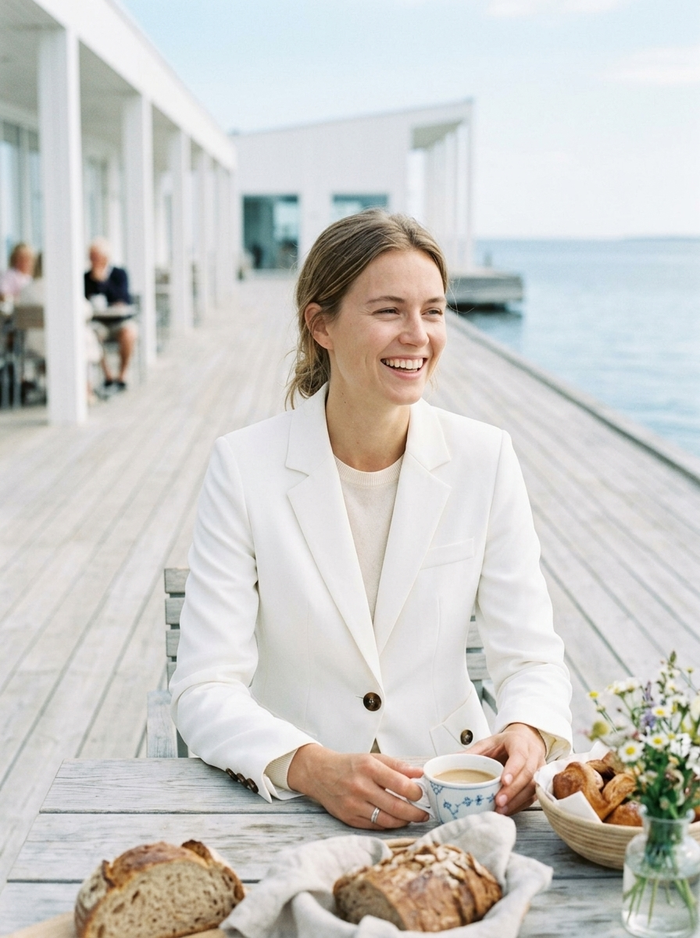Blazer Line Charming - seaside boardwalk lifestyle mood