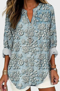Blouse Blue Dusk Bloom