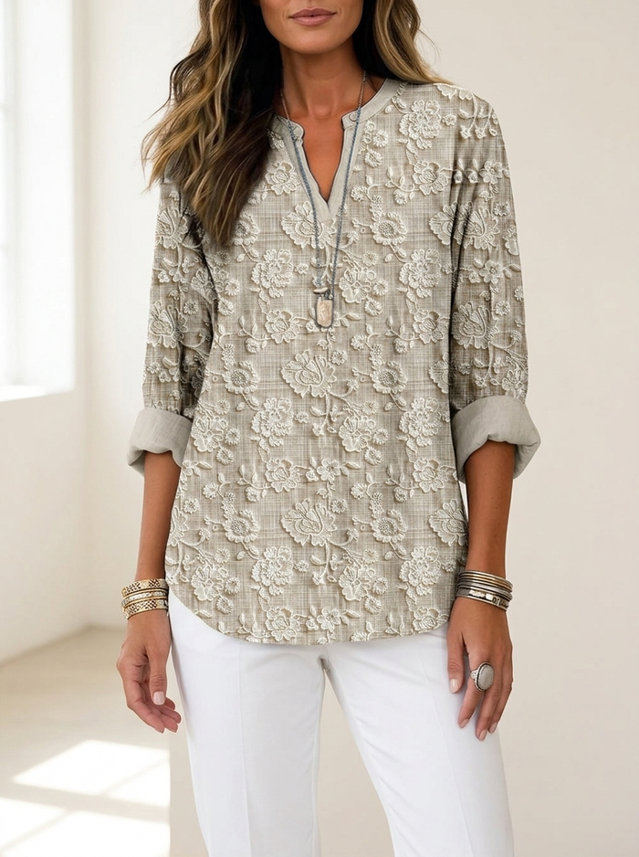 Blouse Desert Bloom bohemian - editorial hero