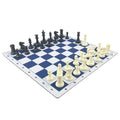 Blue Mousepad Set | 95mm Luxury Heavy Pieces & Bag | 55mm Squares