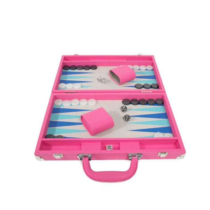 Brouk & Co. | Ellen Backgammon Set, Pink
