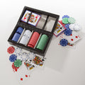 Brouk & Co. | Poker Set , Black Croc